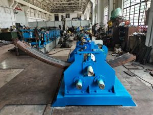 highway guardrail bending machine