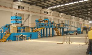 Continuous-Garage-door-panel-roll-forming-machine