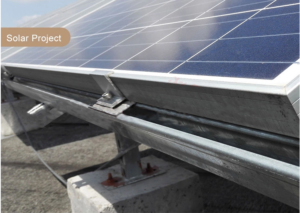 Unistrut Seismic Bracing application for solar project