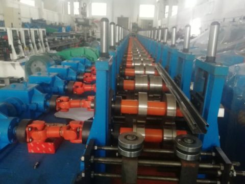 rack roller track production line