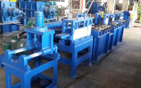 flat bar leveling and cut to length line machine